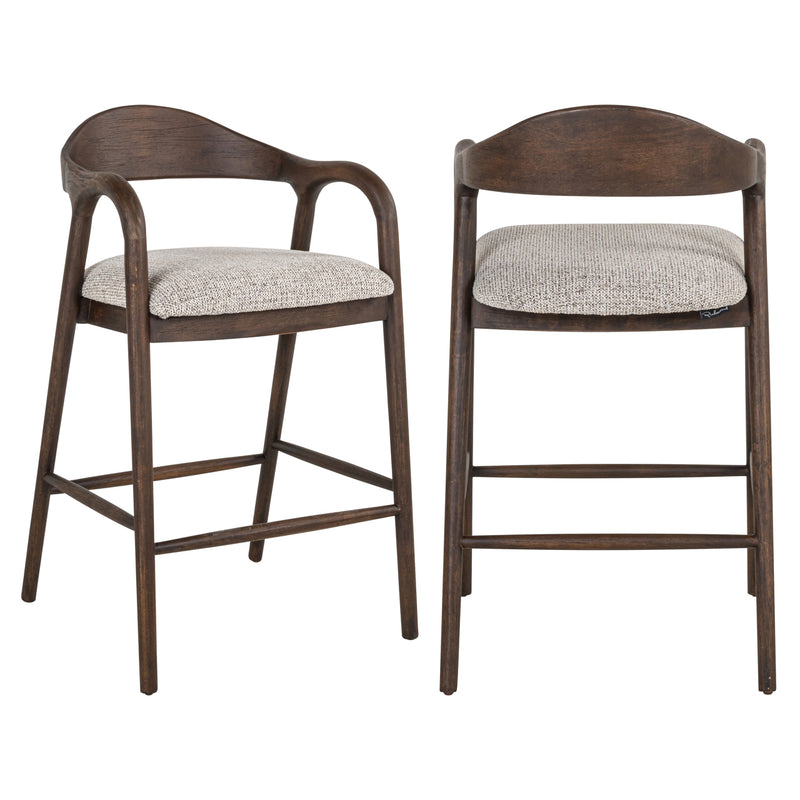 Barhocker Mihara mocca fancy – Richmond Design für Küche & Bar