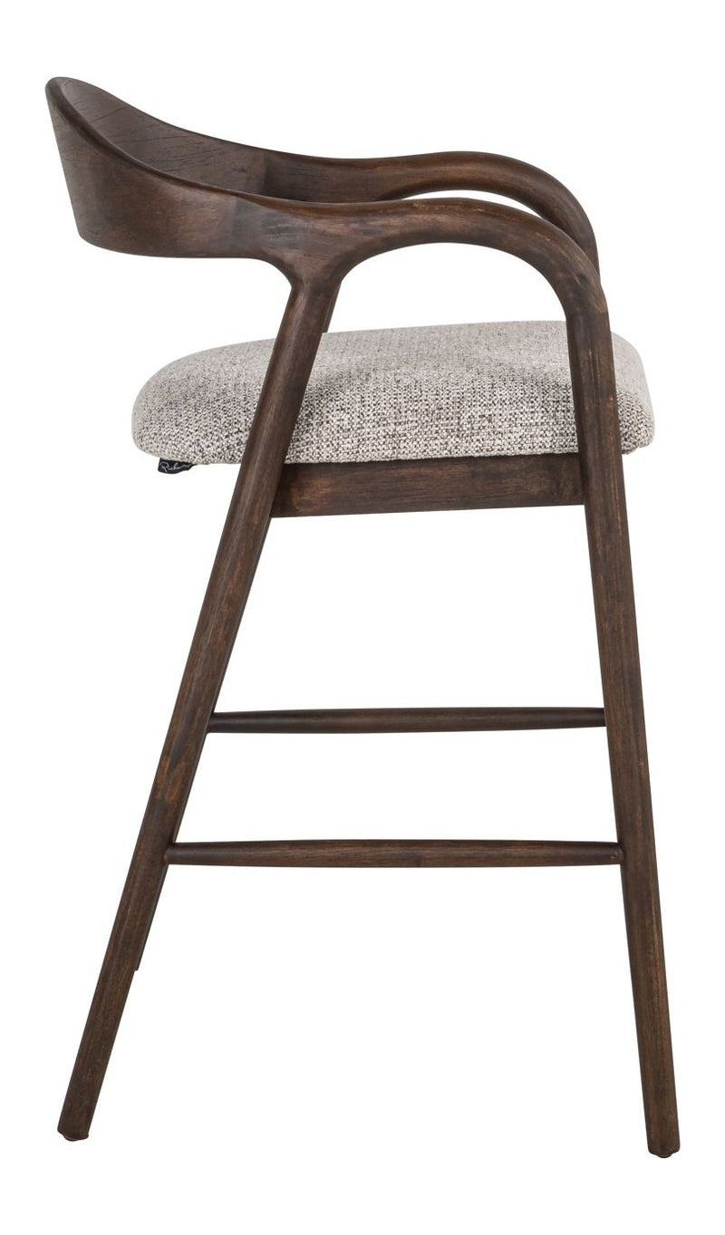 Barhocker Mihara mocca fancy – Richmond Design für Küche & Bar