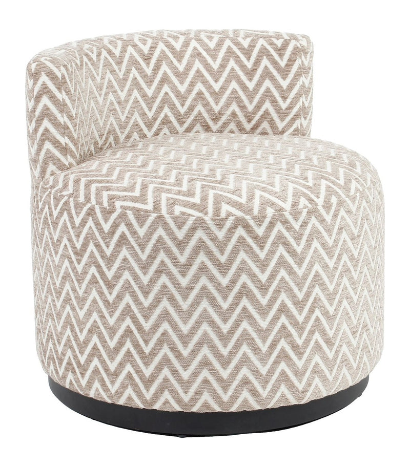 Lounge Stuhl Franny Sand Chevron – Richmond Akzentsessel