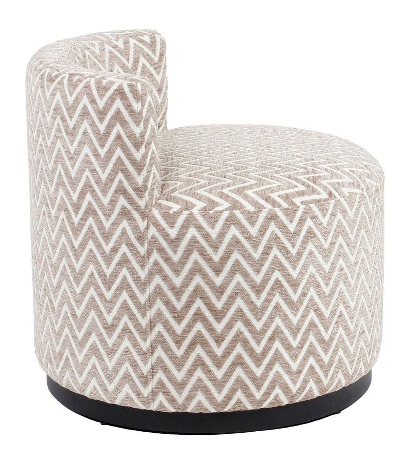 Lounge Stuhl Franny Sand Chevron – Richmond Akzentsessel