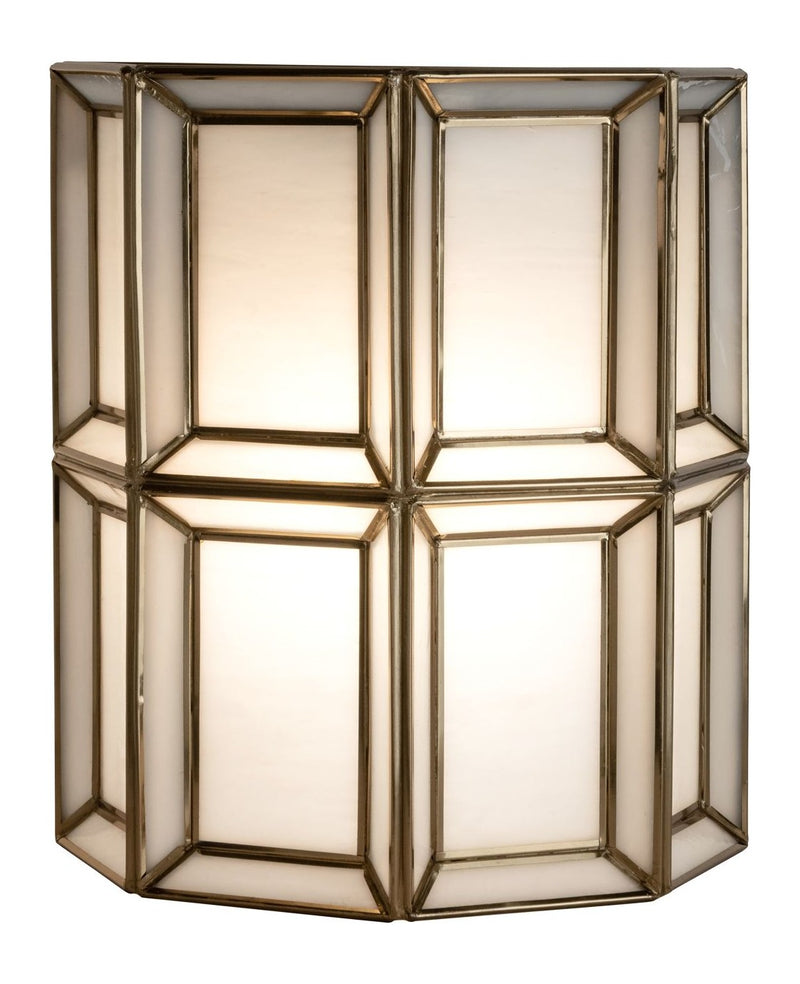 Wandlampe Amara Brass Antique – Messing-Wandleuchte im Hotel-Chic-Stil