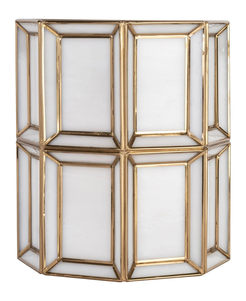 Wandlampe Amara Brass Antique – Messing-Wandleuchte im Hotel-Chic-Stil