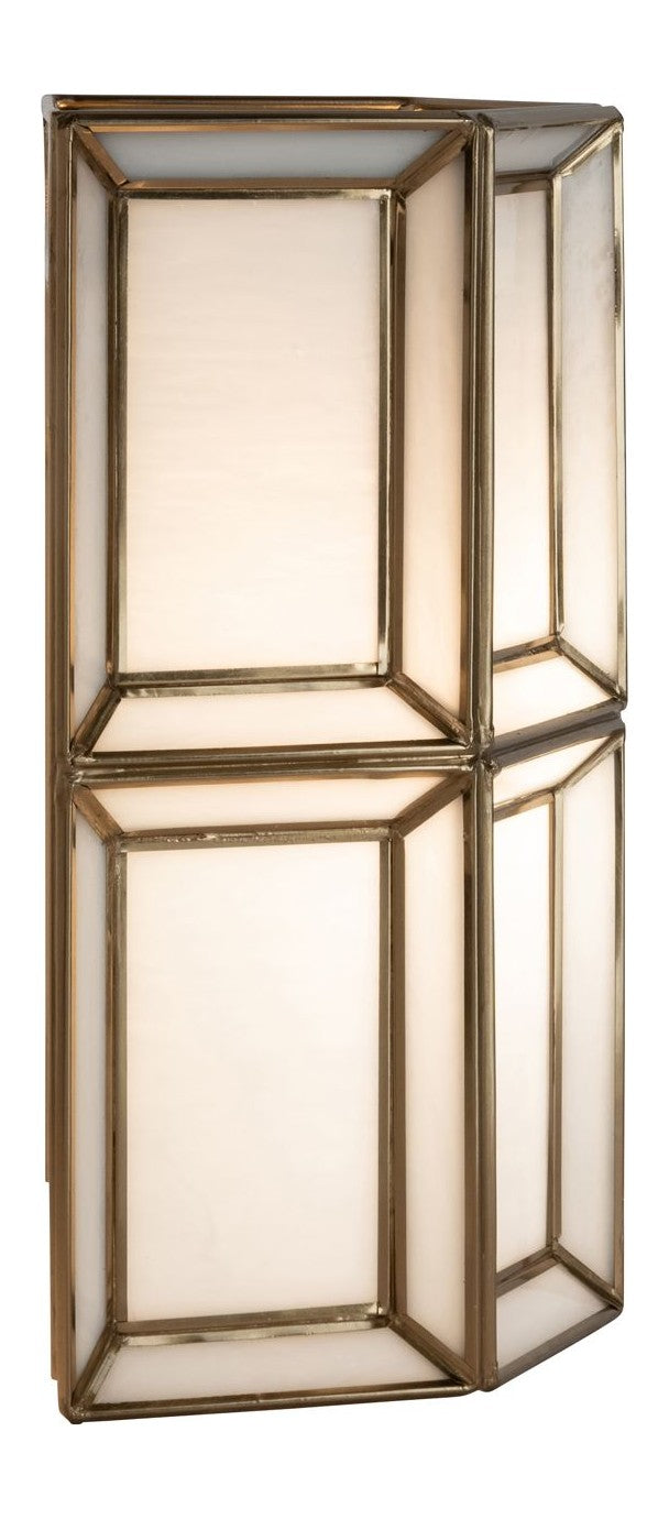 Wandlampe Amara Brass Antique – Messing-Wandleuchte im Hotel-Chic-Stil