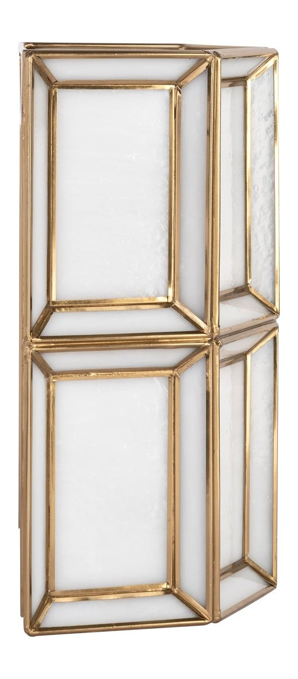 Wandlampe Amara Brass Antique – Messing-Wandleuchte im Hotel-Chic-Stil