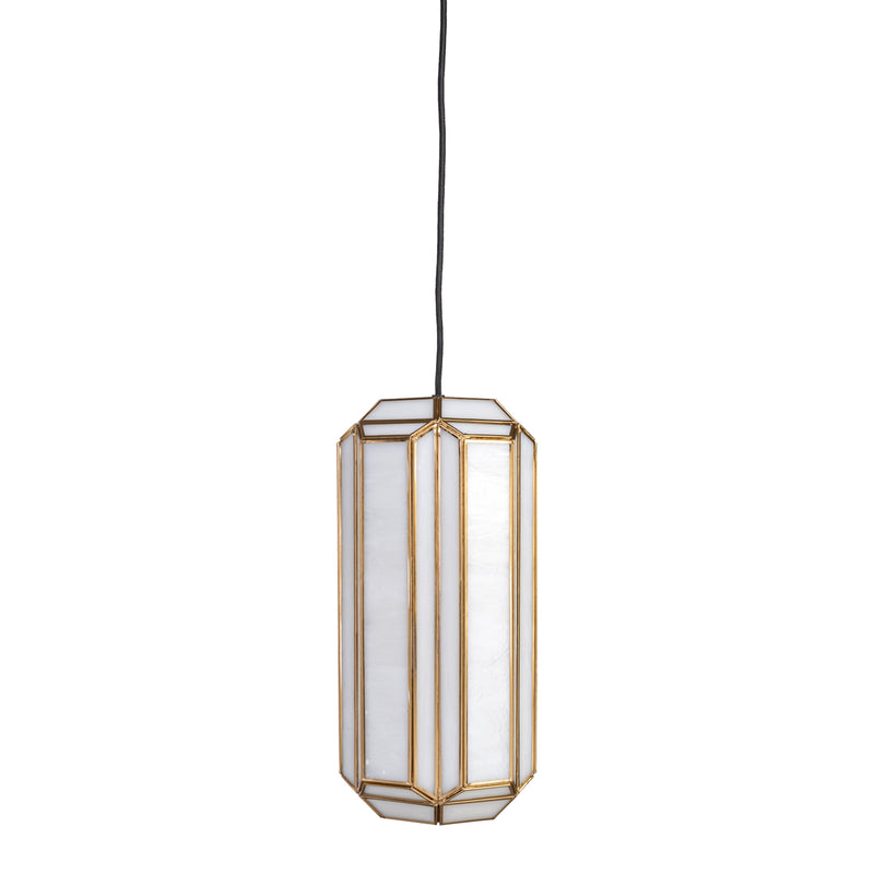 Pendelleuchte Elona brass antique – Design-Leuchte für Esstisch