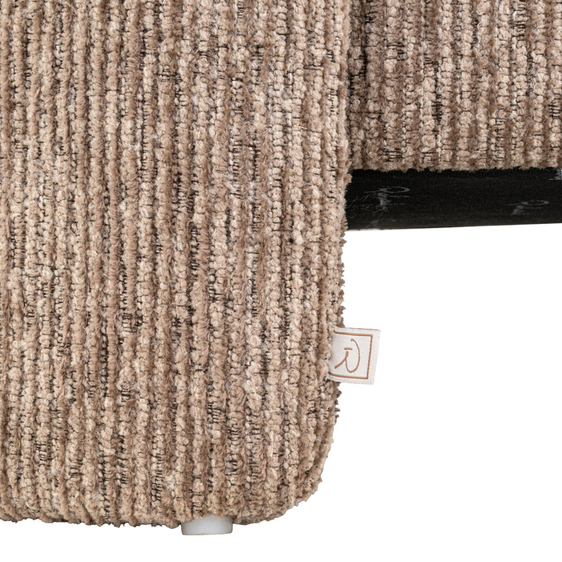 Sitzbank Cupid mocca mit Stauraum – Richmond, 150 cm breit