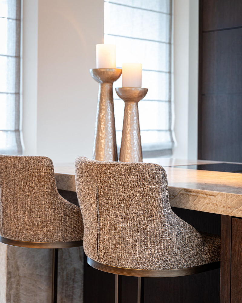 Barhocker Bolton Brown Tweed im 2er-Set – Richmond Design