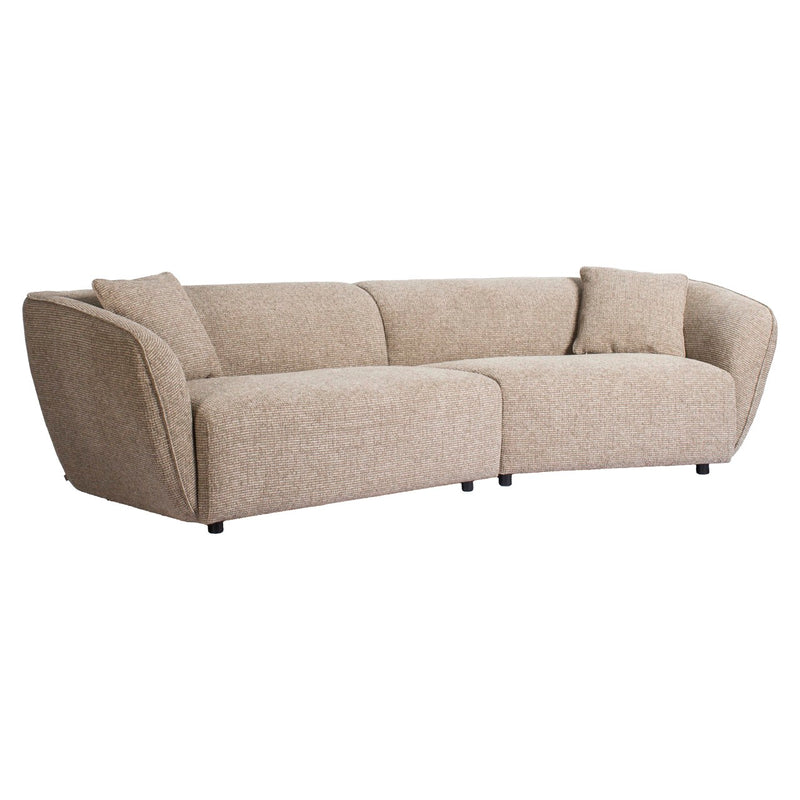 Sofa Armand natural blockweave – Richmond Design, 285 cm breit