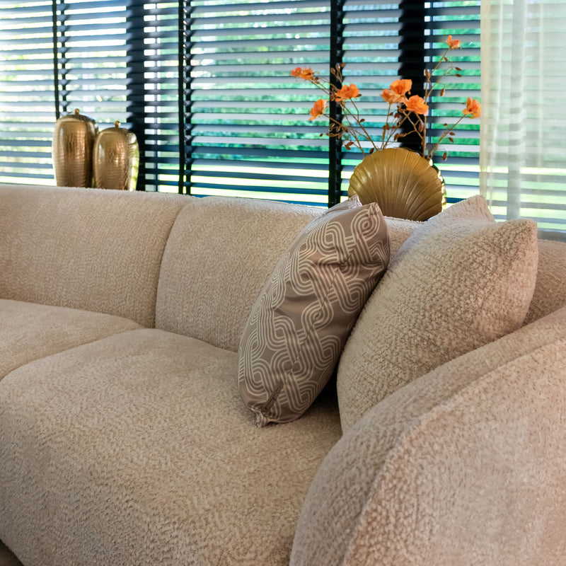 Sofa Armand natural blockweave – Richmond Design, 285 cm breit