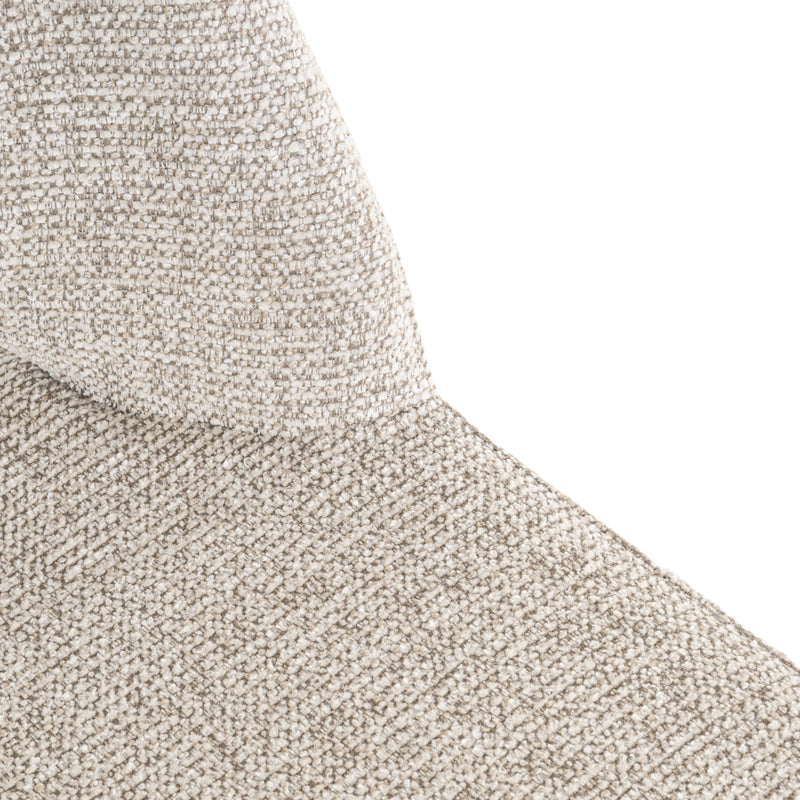 Esszimmerstuhl Tabitha im 2er-Set, natural fancy mit Metallbeinen