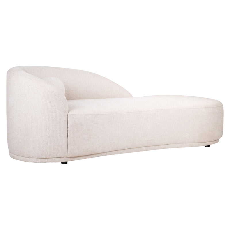 Richmond Sofa Emma Chaiselongue Cream Fancy – Skulpturales Design