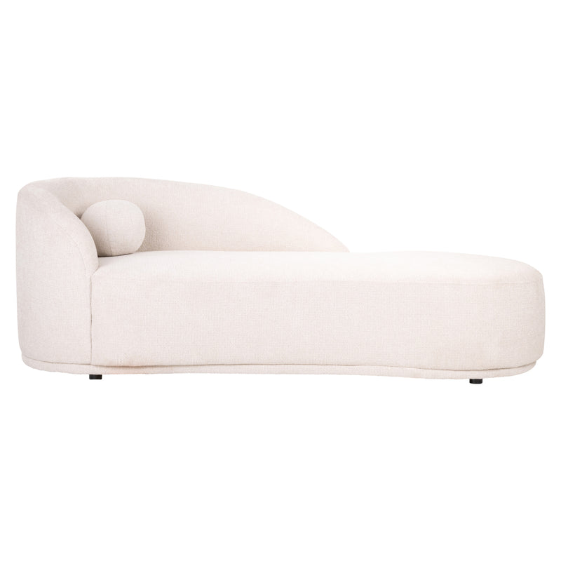 Richmond Sofa Emma Chaiselongue Cream Fancy – Skulpturales Design