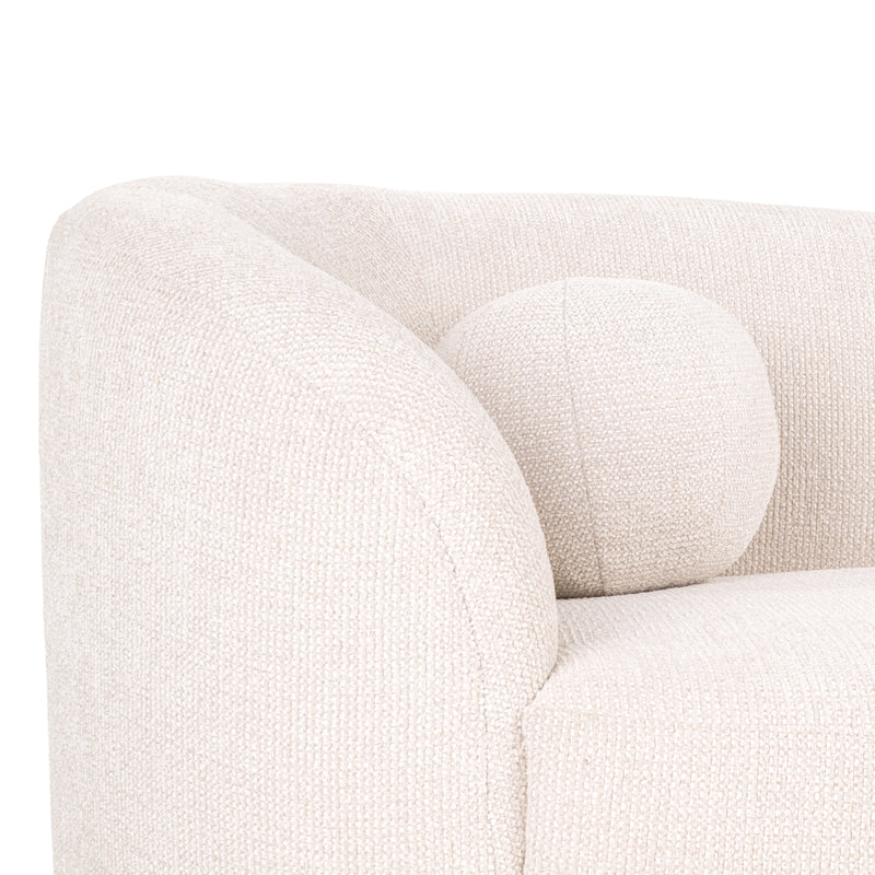 Richmond Sofa Emma Chaiselongue Cream Fancy – Skulpturales Design