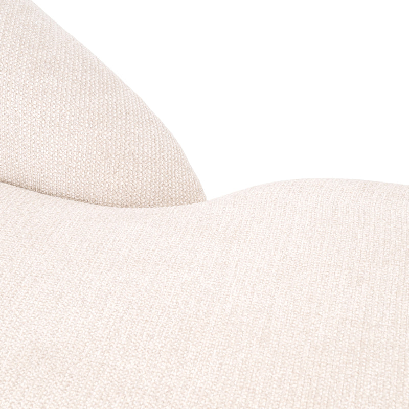 Richmond Sofa Emma Chaiselongue Cream Fancy – Skulpturales Design