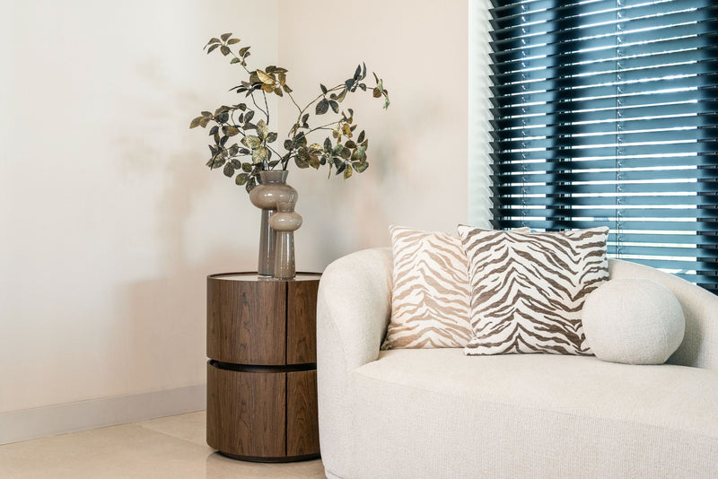 Richmond Sofa Emma Chaiselongue Cream Fancy – Skulpturales Design