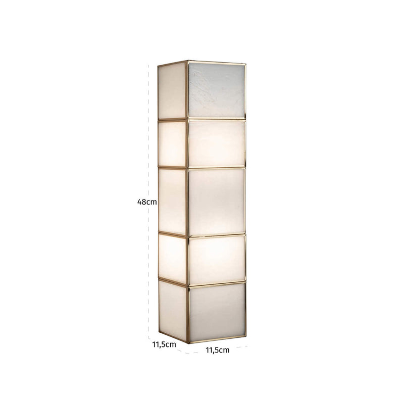 Richmond Wandlampe Livia in Messing antik mit E14-Fassung