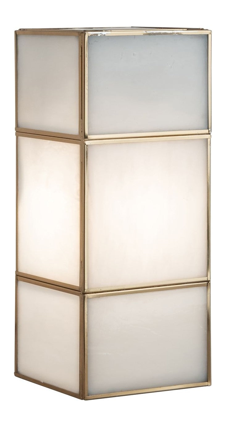 Richmond Wandlampe Sofia brass antique - Wandleuchte E14, Glas &