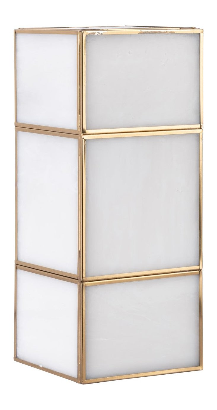 Richmond Wandlampe Sofia brass antique - Wandleuchte E14, Glas &