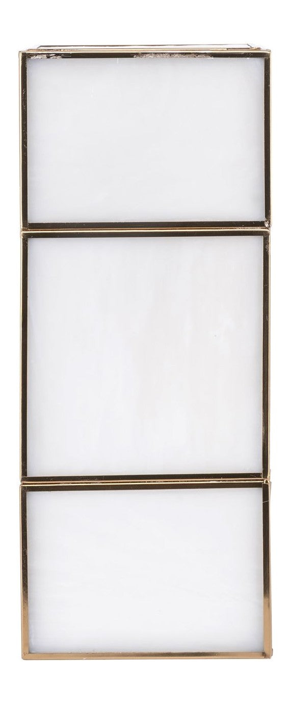 Richmond Wandlampe Sofia brass antique - Wandleuchte E14, Glas &