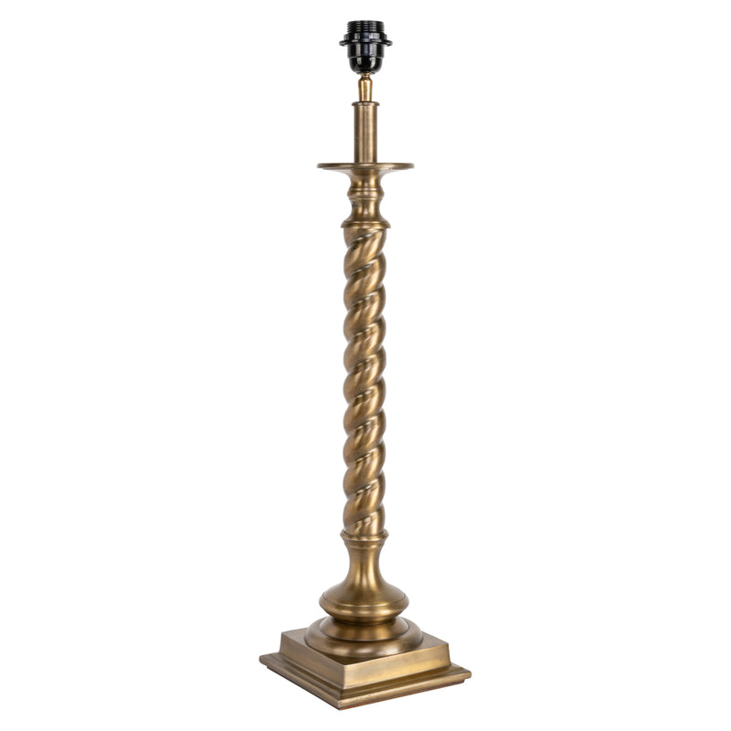 Richmond Tischlampe Slone Brass Antique – Aluminium, E27