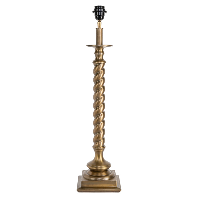 Richmond Tischlampe Slone Brass Antique – Aluminium, E27