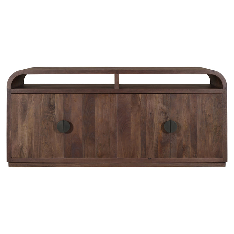 Sideboard Baldwin spicebrown – Mangoholz Anrichte 180 cm
