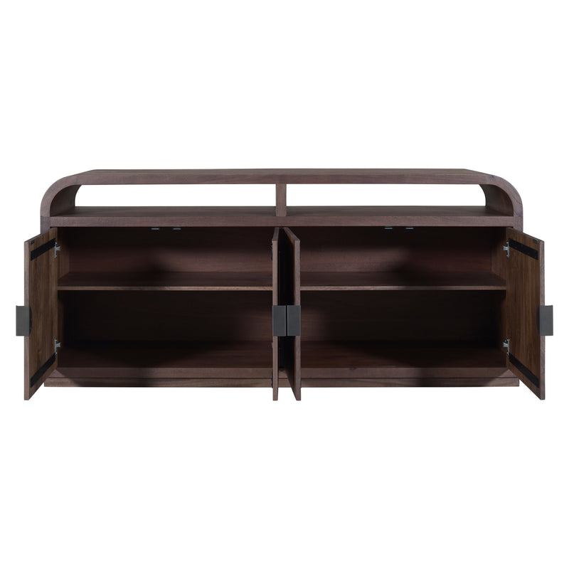 Sideboard Baldwin spicebrown – Mangoholz Anrichte 180 cm