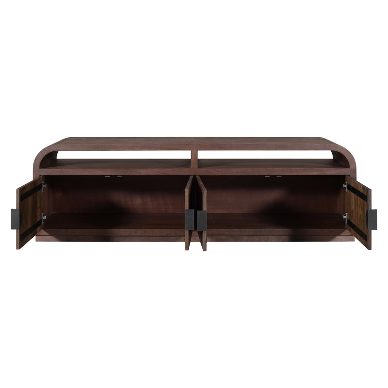 TV-Schrank Baldwin aus massivem Mangoholz, 180 cm, spicebrown