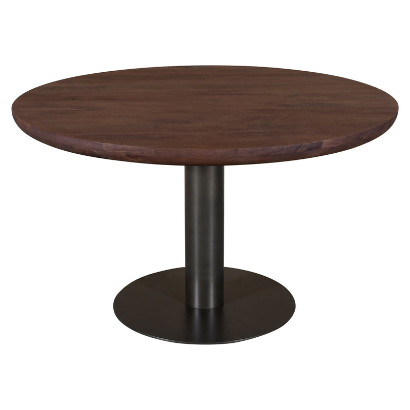 Esstisch Baldwin spicebrown Ø130 cm, Mangoholz & Eisen, Richmond