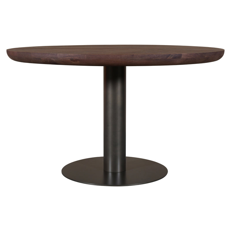 Esstisch Baldwin spicebrown Ø130 cm, Mangoholz & Eisen, Richmond