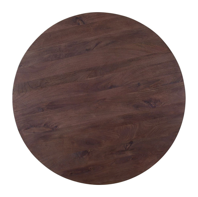Esstisch Baldwin spicebrown Ø130 cm, Mangoholz & Eisen, Richmond