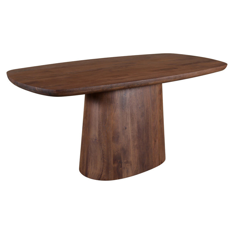 Thekentisch Baldwin – Massivholz Bartisch in Spicebrown, 200x100 cm