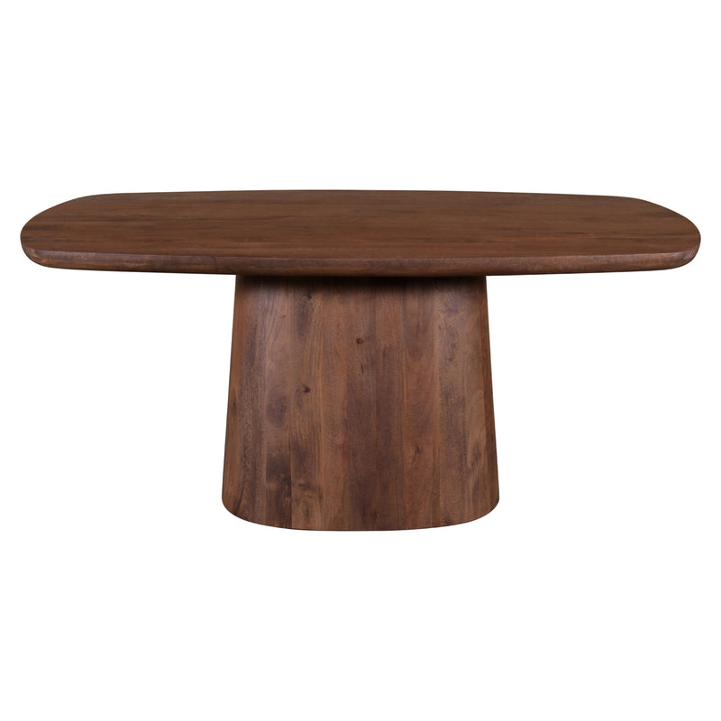 Thekentisch Baldwin – Massivholz Bartisch in Spicebrown, 200x100 cm