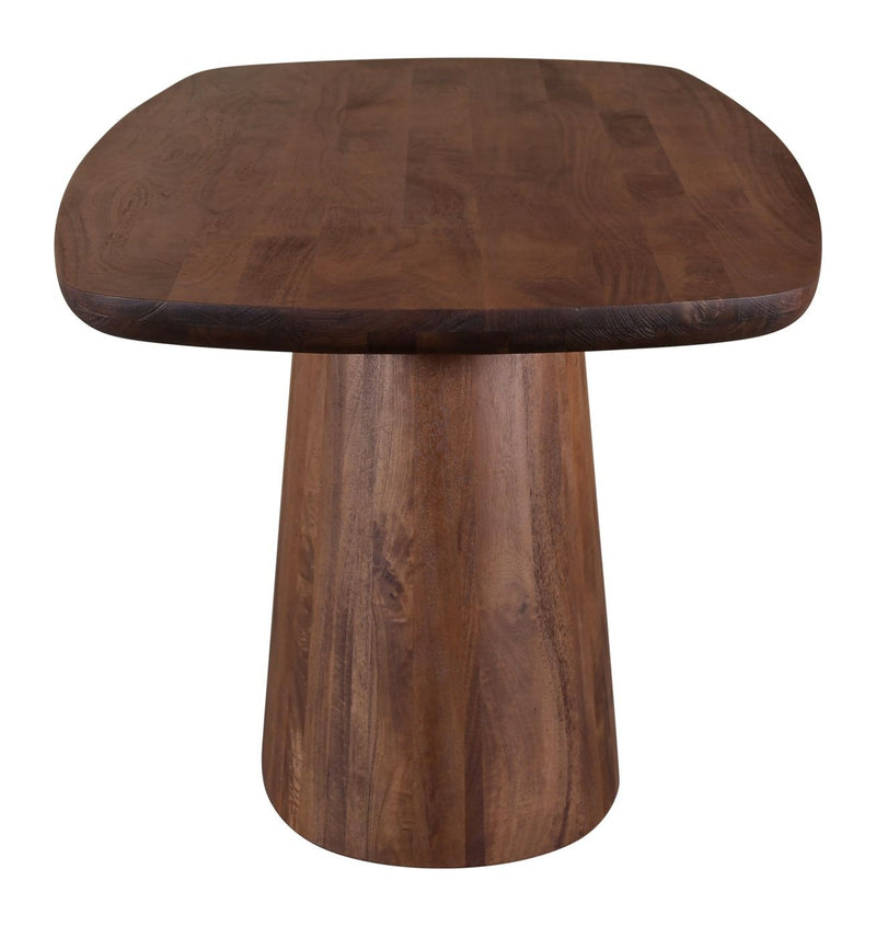 Thekentisch Baldwin – Massivholz Bartisch in Spicebrown, 200x100 cm