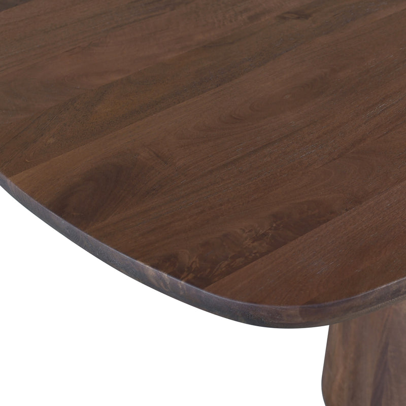 Thekentisch Baldwin – Massivholz Bartisch in Spicebrown, 200x100 cm