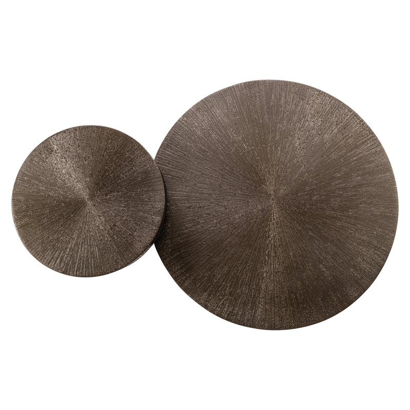 Richmond Couchtisch Lindo Brunzae, 2er-Set aus Metall und MDF