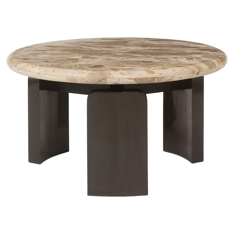 Couchtisch Bayonne Bronze im 2er-Set - Marmor & Messing