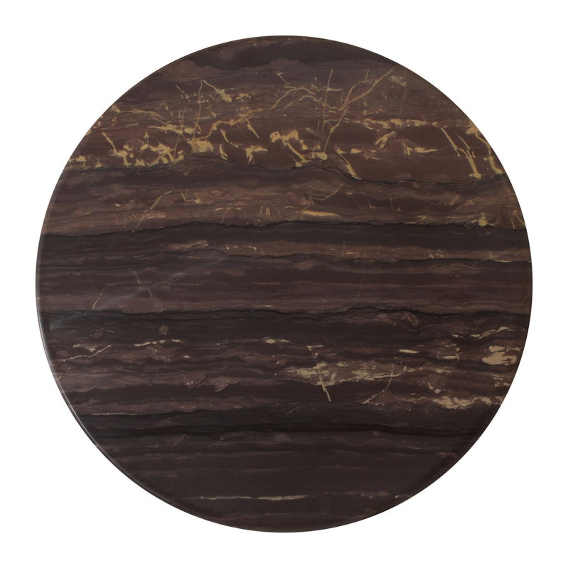 Couchtisch Menton burgundy im 2er-Set, Marmor & Messing, Richmond