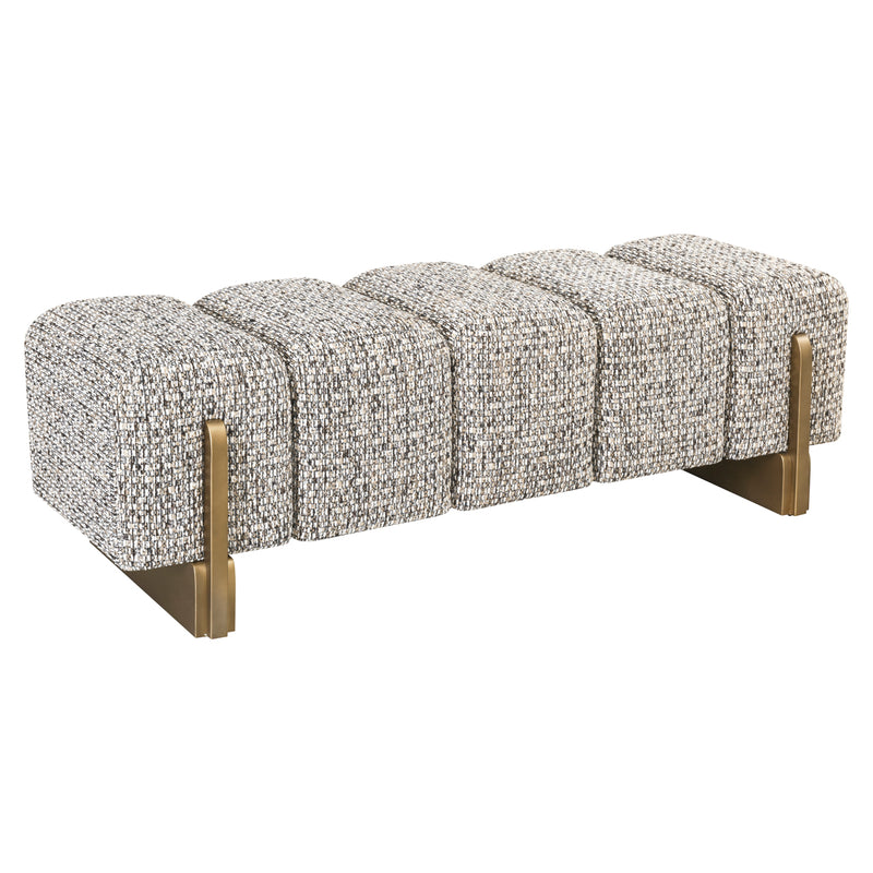 Richmond Bank Caleo Cobblestone – Polstersitzbank mit Steppmuster
