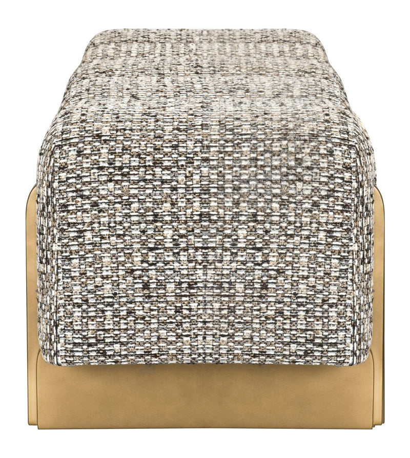 Richmond Bank Caleo Cobblestone – Polstersitzbank mit Steppmuster