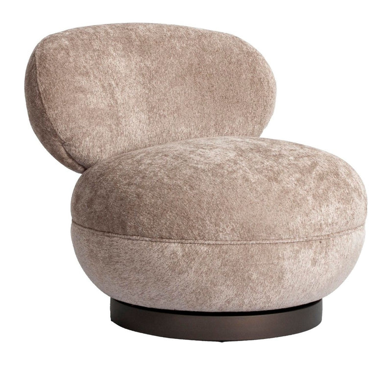 Loungesessel Jace Sand mit Drehfunktion – Richmond Lounge Stuhl