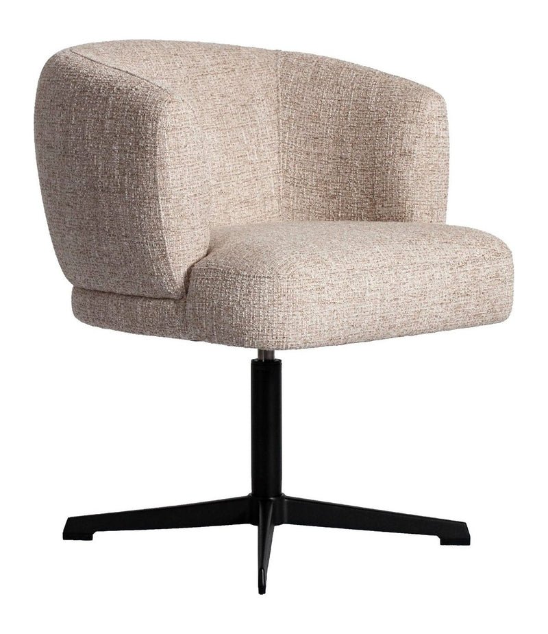 Esszimmerstuhl Dinan Cream Tweed mit Drehfunktion – Richmond
