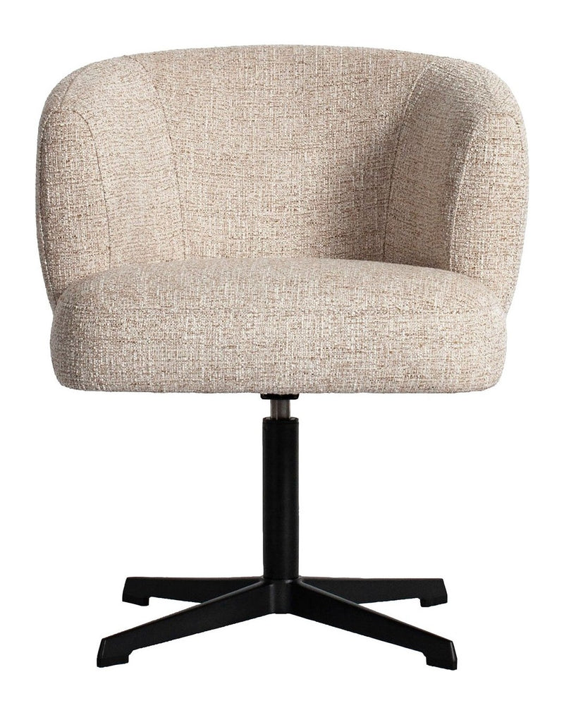 Esszimmerstuhl Dinan Cream Tweed mit Drehfunktion – Richmond