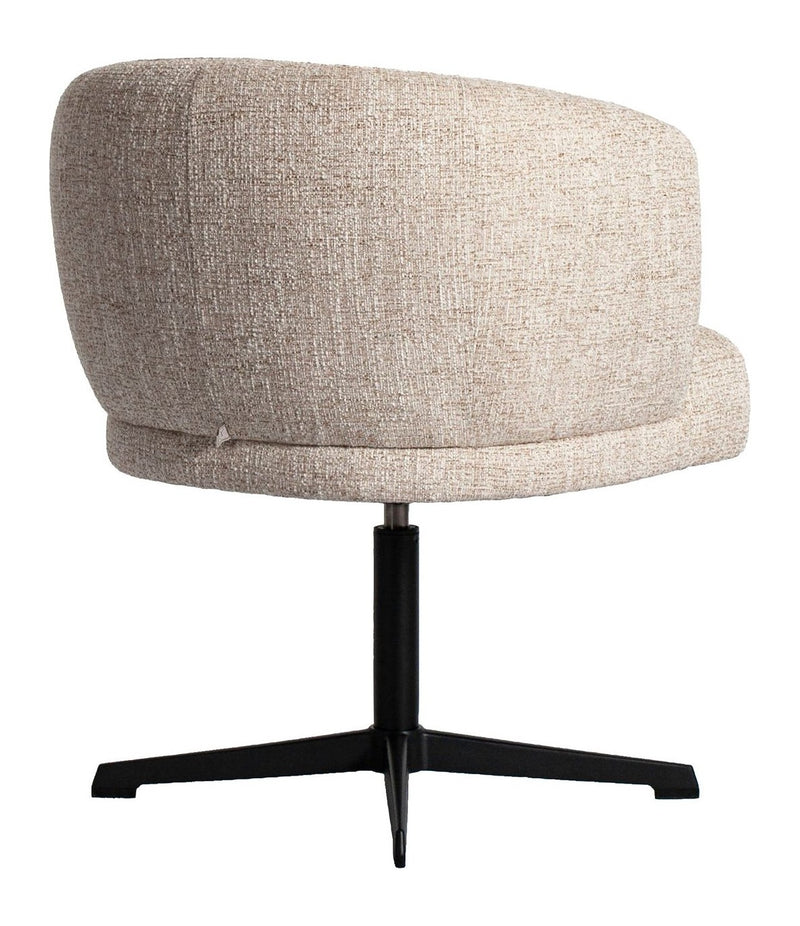 Esszimmerstuhl Dinan Cream Tweed mit Drehfunktion – Richmond