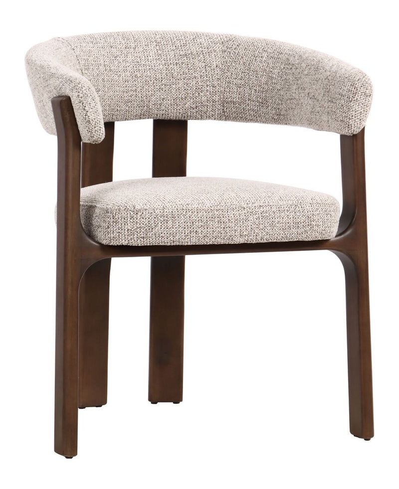 Esszimmerstuhl Contigo Mocca Fancy – Buchenholz, skulpturale Form