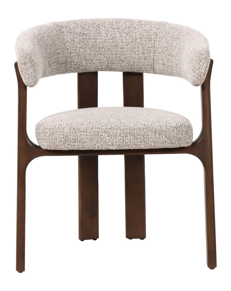 Esszimmerstuhl Contigo Mocca Fancy – Buchenholz, skulpturale Form