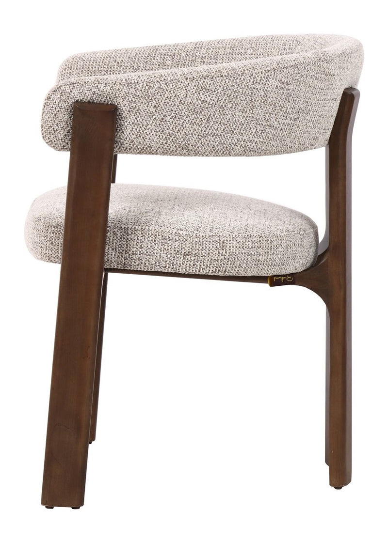 Esszimmerstuhl Contigo Mocca Fancy – Buchenholz, skulpturale Form