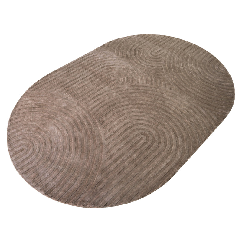 Teppich Bayon taupe 200x300 cm - weicher Wohnaccessoire-Klassiker