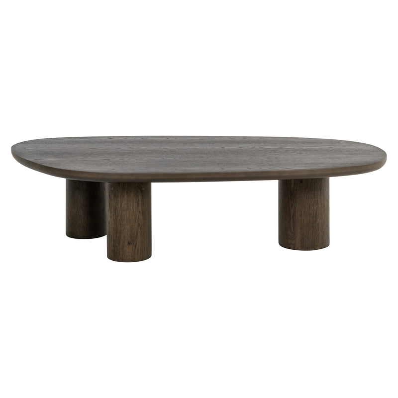 Couchtisch Ellington in Braun mit Eichenfurnier, 150x80 cm