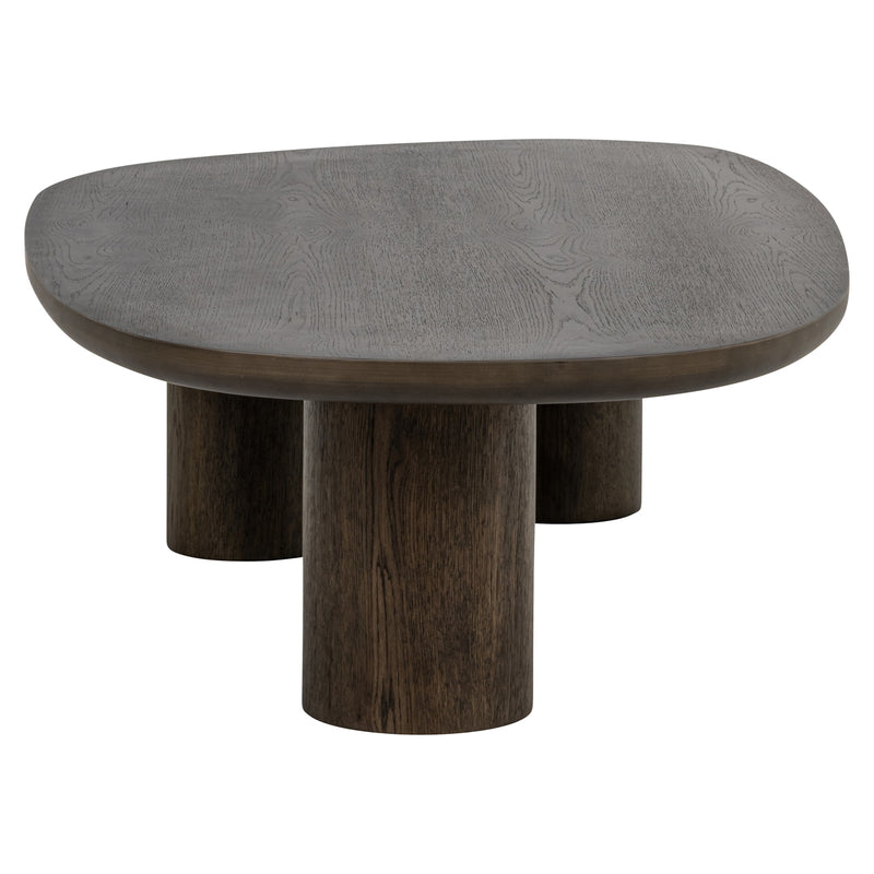 Couchtisch Ellington in Braun mit Eichenfurnier, 150x80 cm